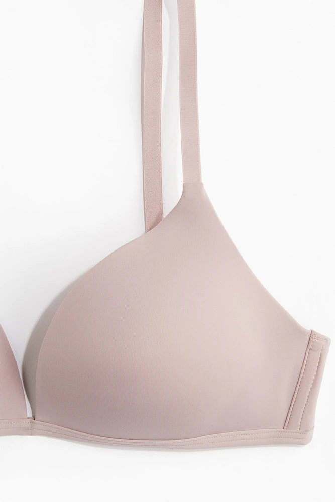 Padded Soft-Cup Microfiber Bra