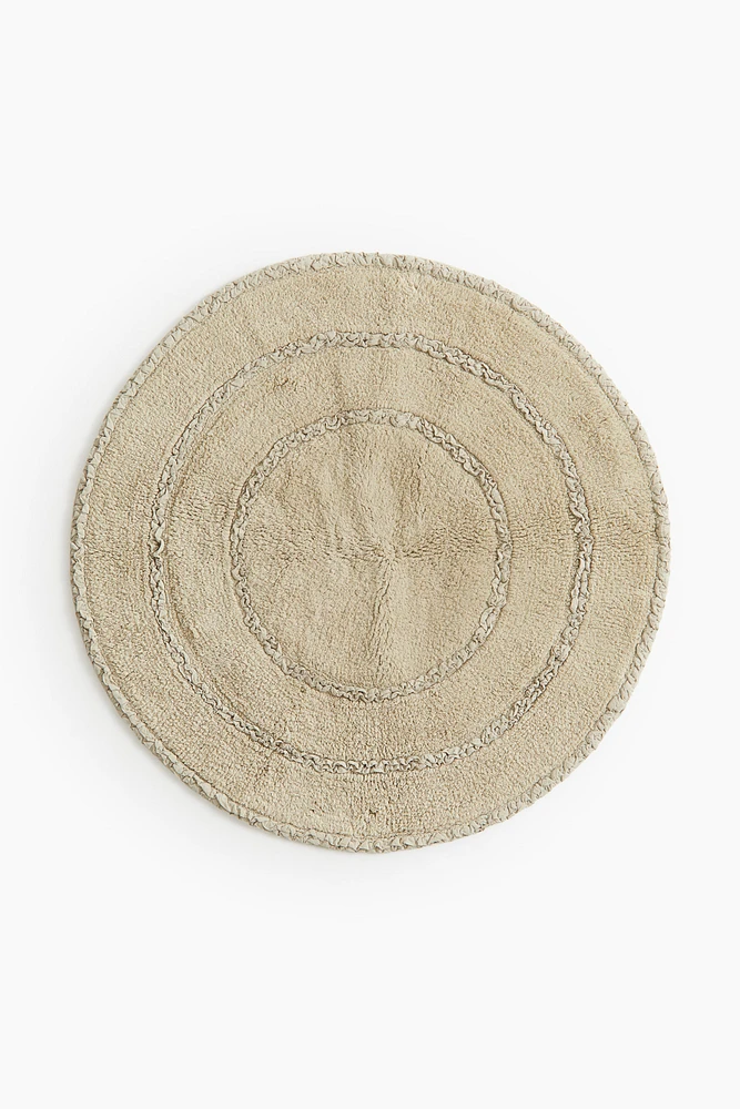 Round Cotton Bath Mat