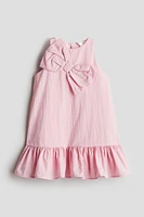 Robe en nylon avec nœud