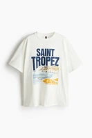 Oversized T-Shirt with Motif