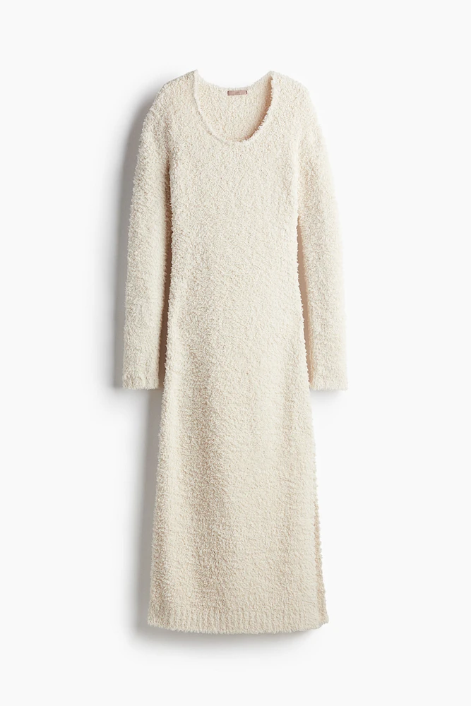 Fluffy-Knit Dress