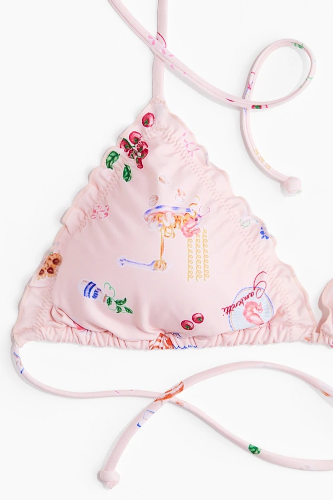 Haut de bikini triangle coussiné