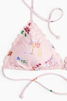 Haut de bikini triangle coussiné