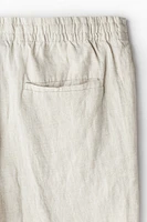 Regular-Fit Linen Pants