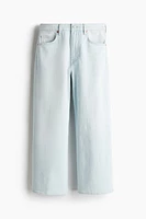 Wide High Cropped Jeans