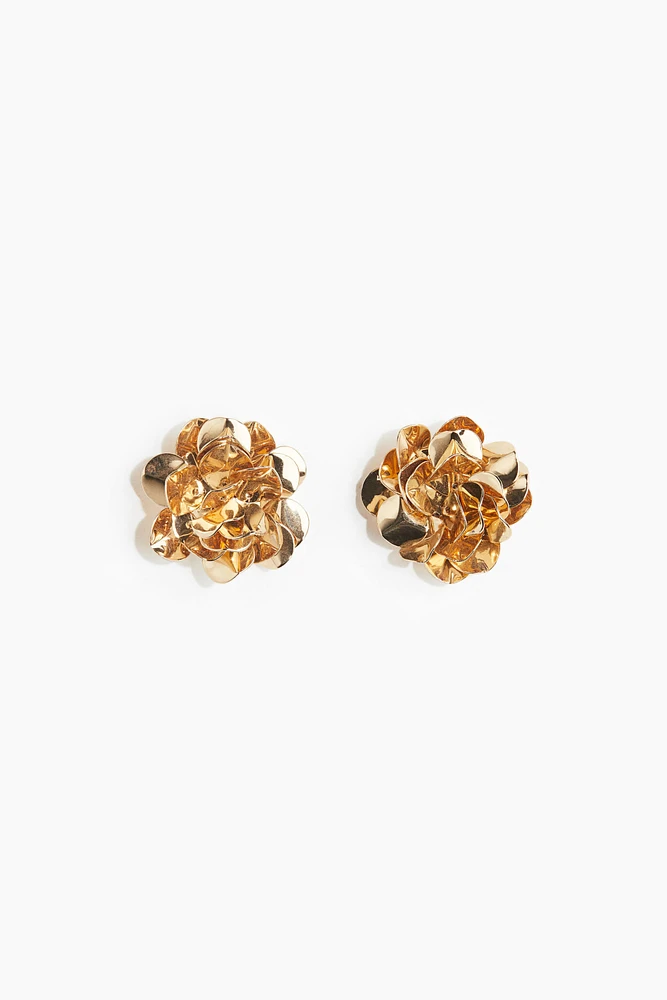Flower-Shaped Earrings