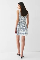 Robe à jupe évasée