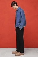 Regular-Fit Crease-Leg Chinos