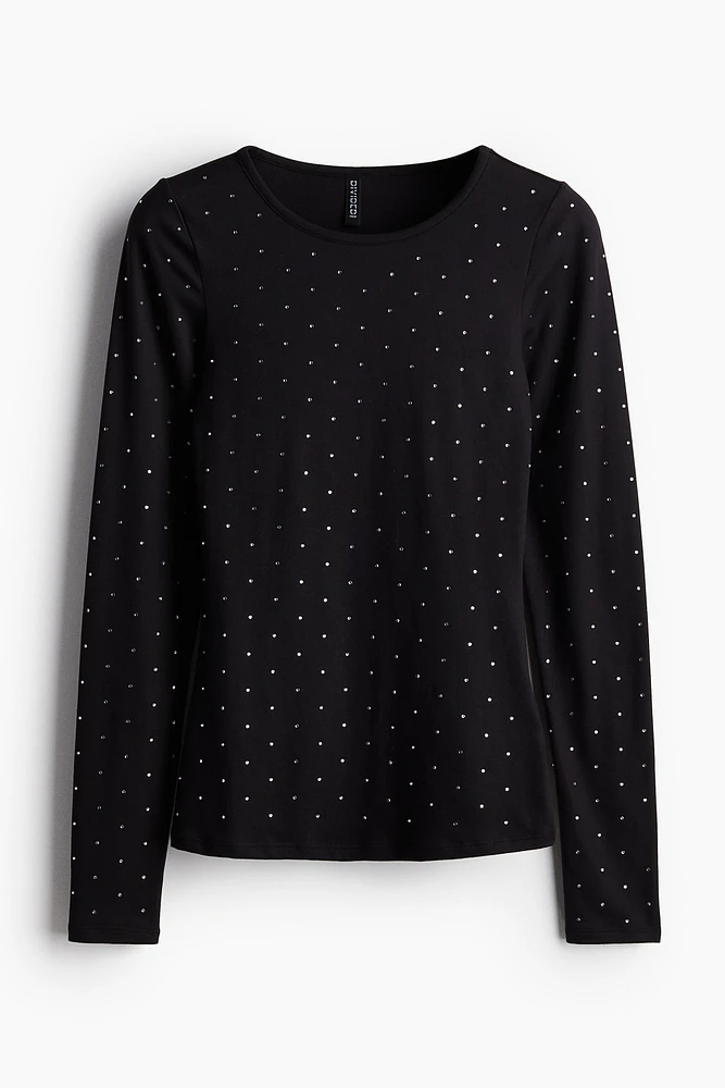 Long-Sleeved Jersey Top