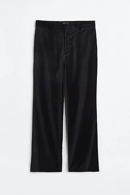 Regular Fit Velour Pants