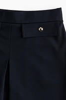 Pleat-detail Skirt