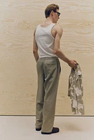 Relaxed-Fit Linen Pants
