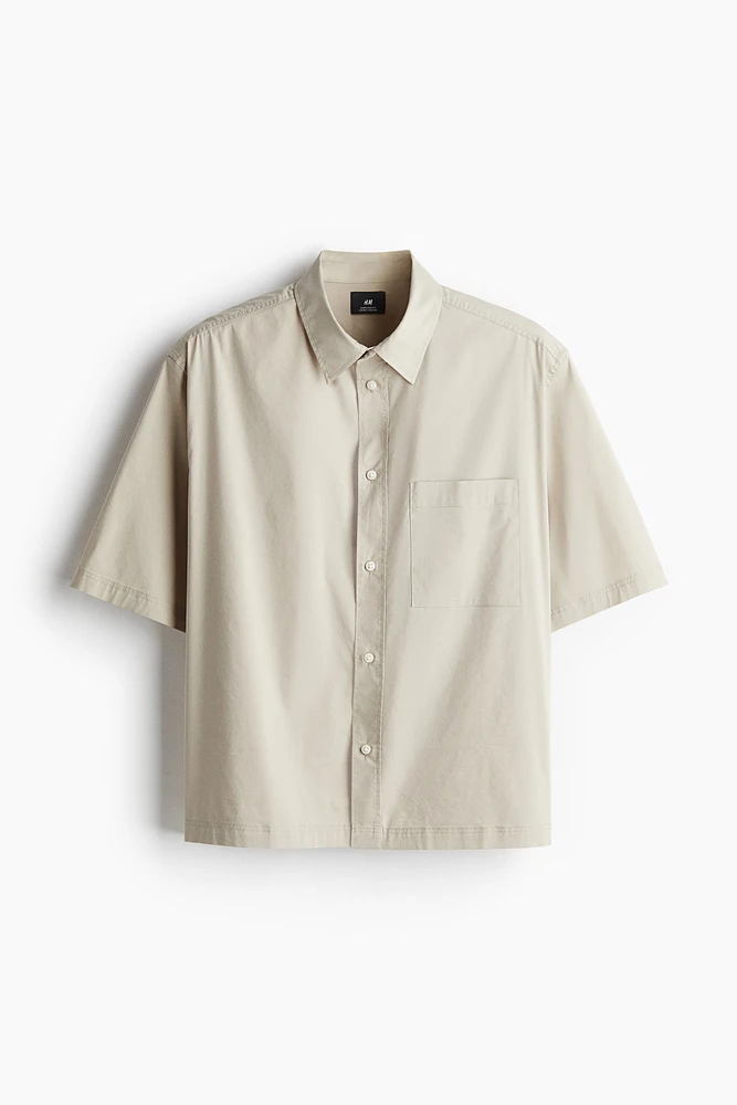 Chemise à manches courtes ample