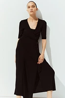 MAMA Nursing Wrap Dress