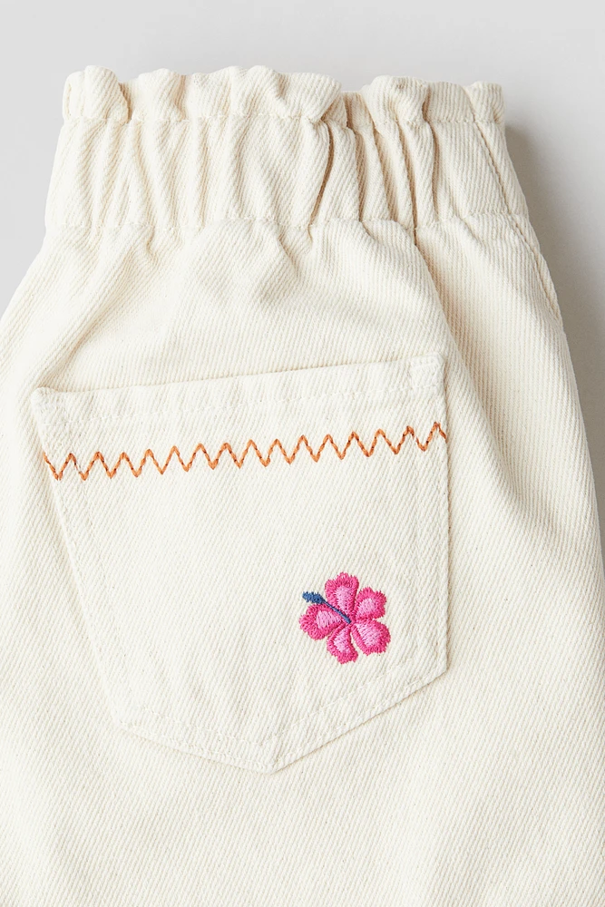 Short en denim Coupe Flottante