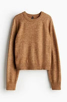 Short Fine-Knit Sweater