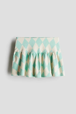 Crinkled Jersey Skirt