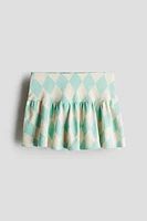 Crinkled Jersey Skirt