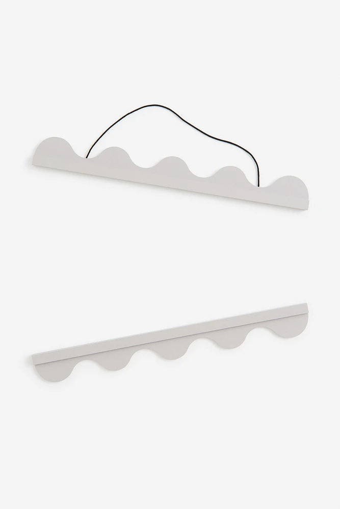 Porte-poster à bords ondulés