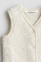 Wool-Blend Teddy Fleece Vest