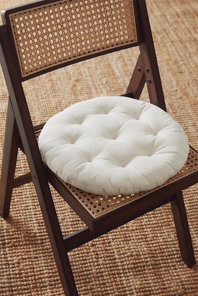 Lot de 2 coussins chaise rondes