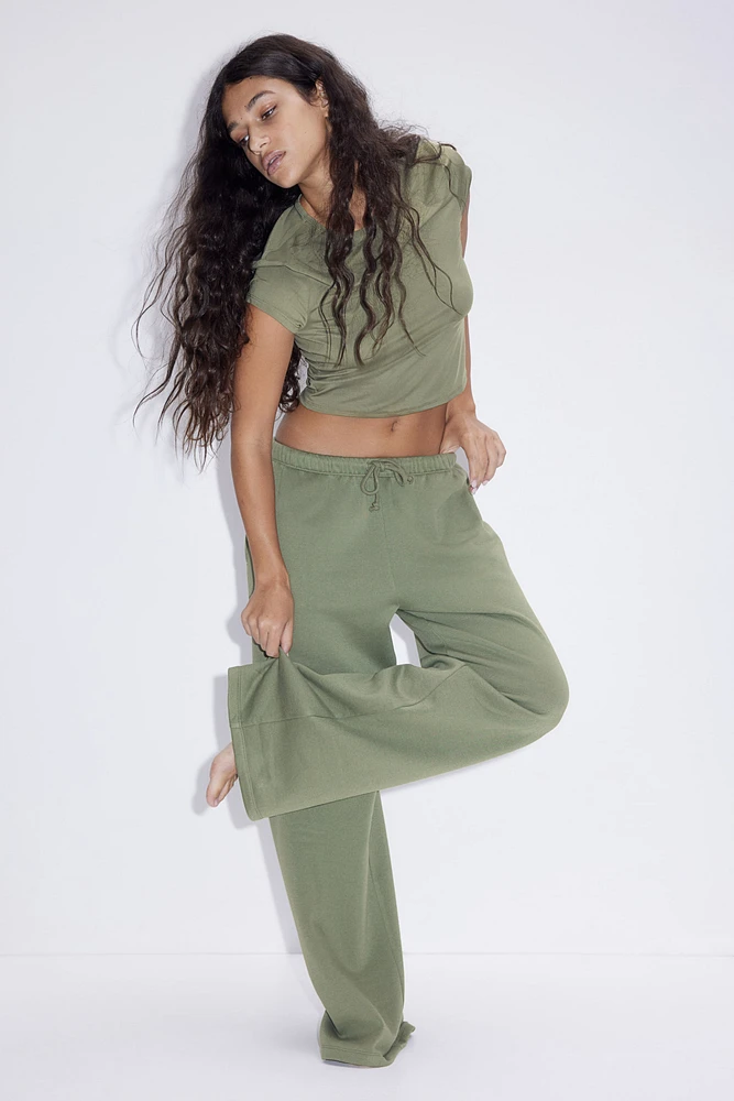 Wide-leg Joggers