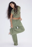 Wide-leg Joggers