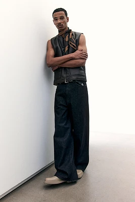 Wide High Jeans