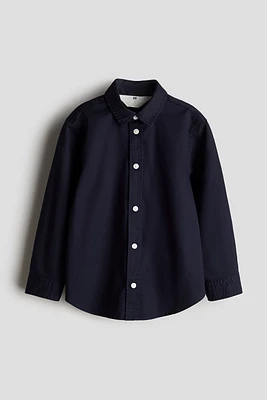 Long-sleeved Cotton Shirt