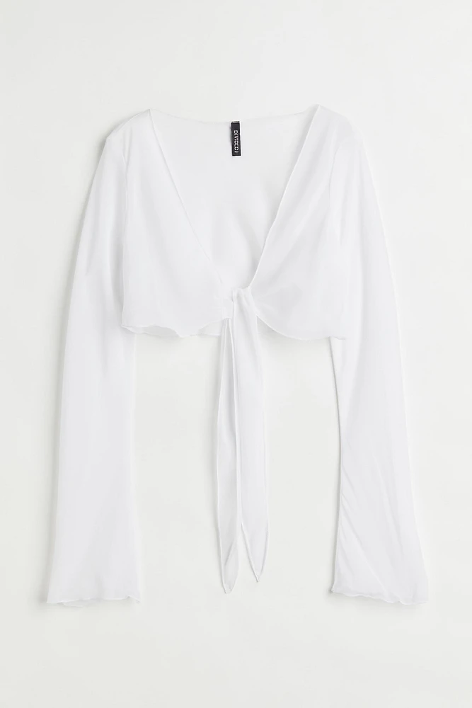 Airy Tie-hem Top