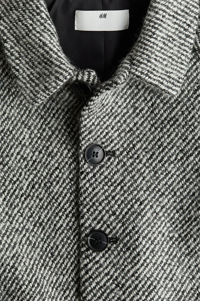 Manteau en laine mélangée