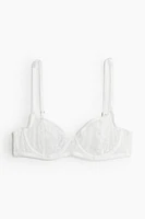 Non-padded Underwire Mesh Bra
