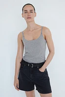 MAMA Lot de 3 hauts d'allaitement bretelles fines