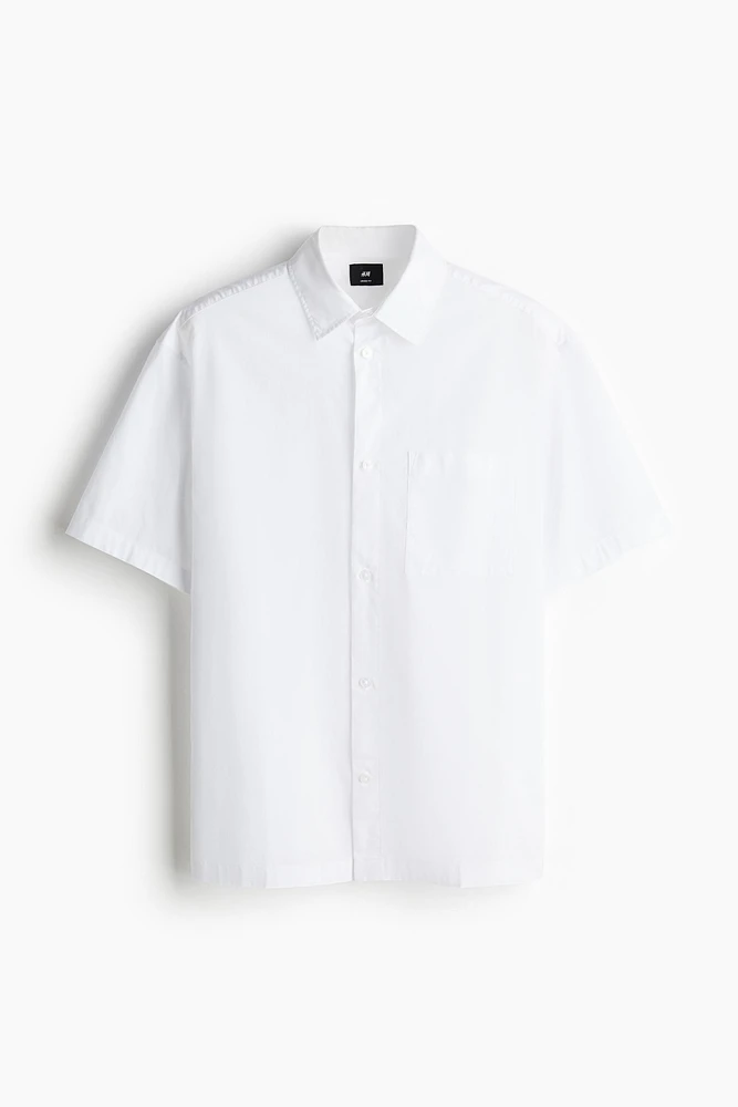 Relaxed Fit Short-sleeved Shirt