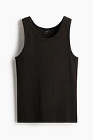 Slim Fit Ribbed Tank Top