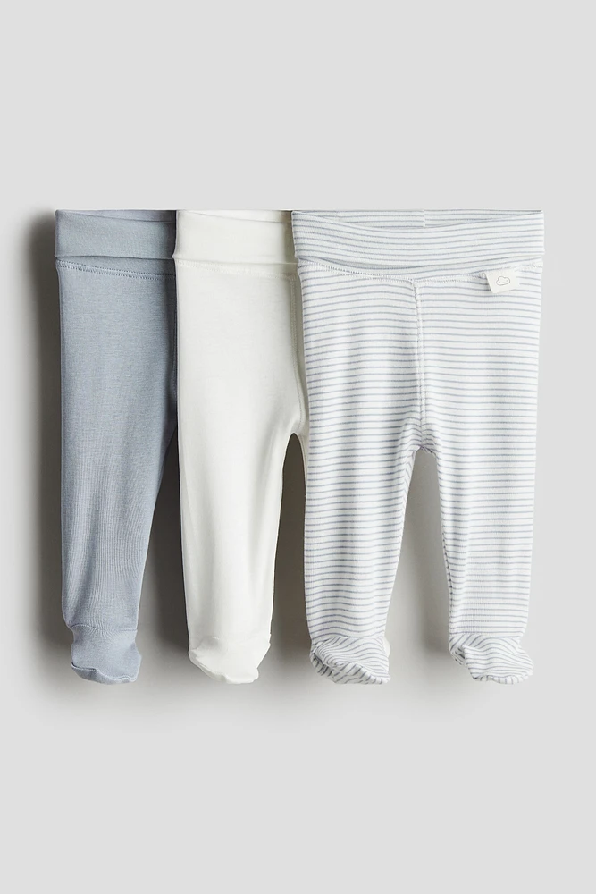 3-pack Foldover-Waist Leggings