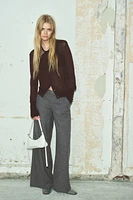 Wide-Leg Dress Pants