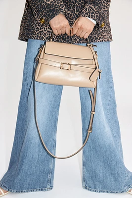 Strap-Detail Crossbody Bag