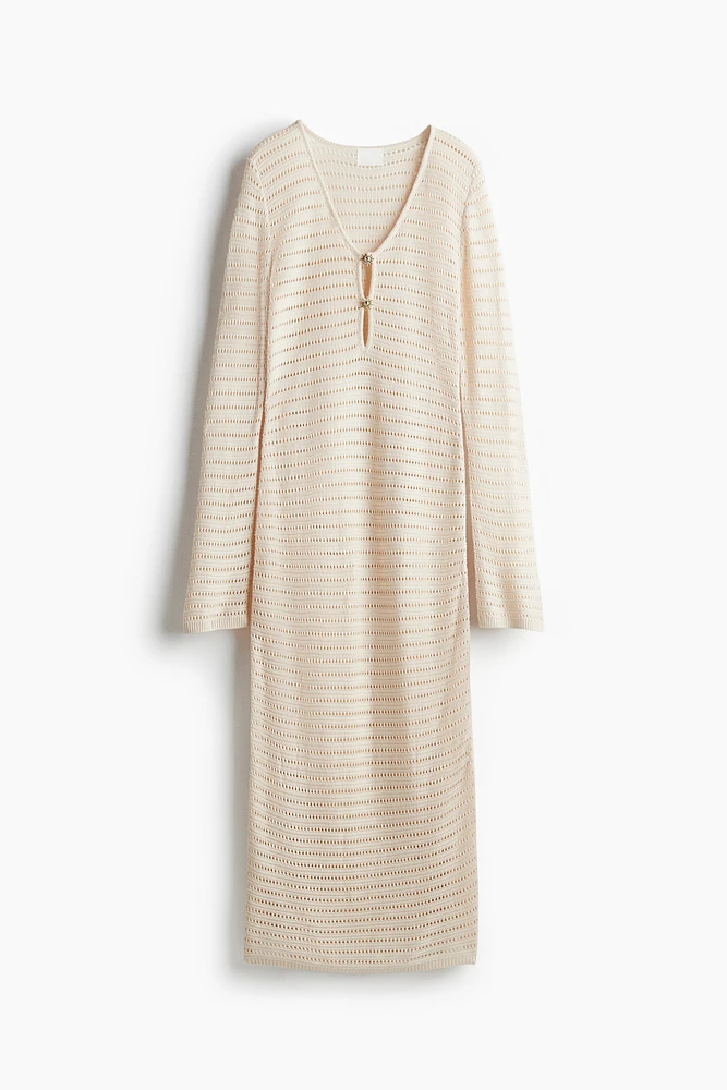 Crochet-Look Dress