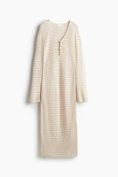 Crochet-Look Dress