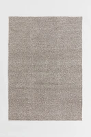 Textured-weave Wool-blend Rug