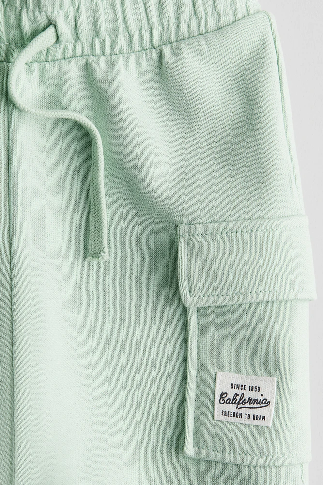 Short cargo en molleton