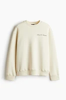 Loose Fit Printed Sweatshirt