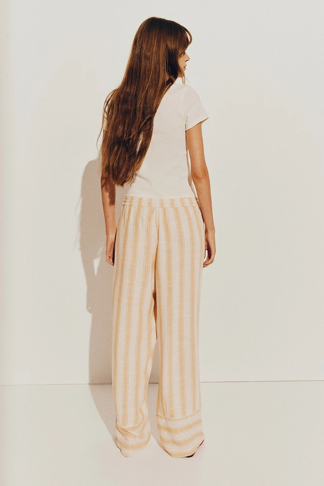 Straight-Leg Drawstring Pants
