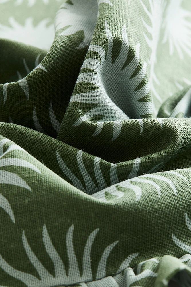 Housse de coussin à volant