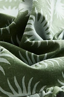 Housse de coussin à volant