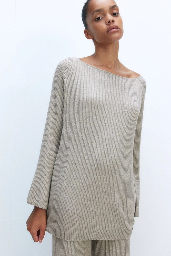 Rib-Knit Sweater