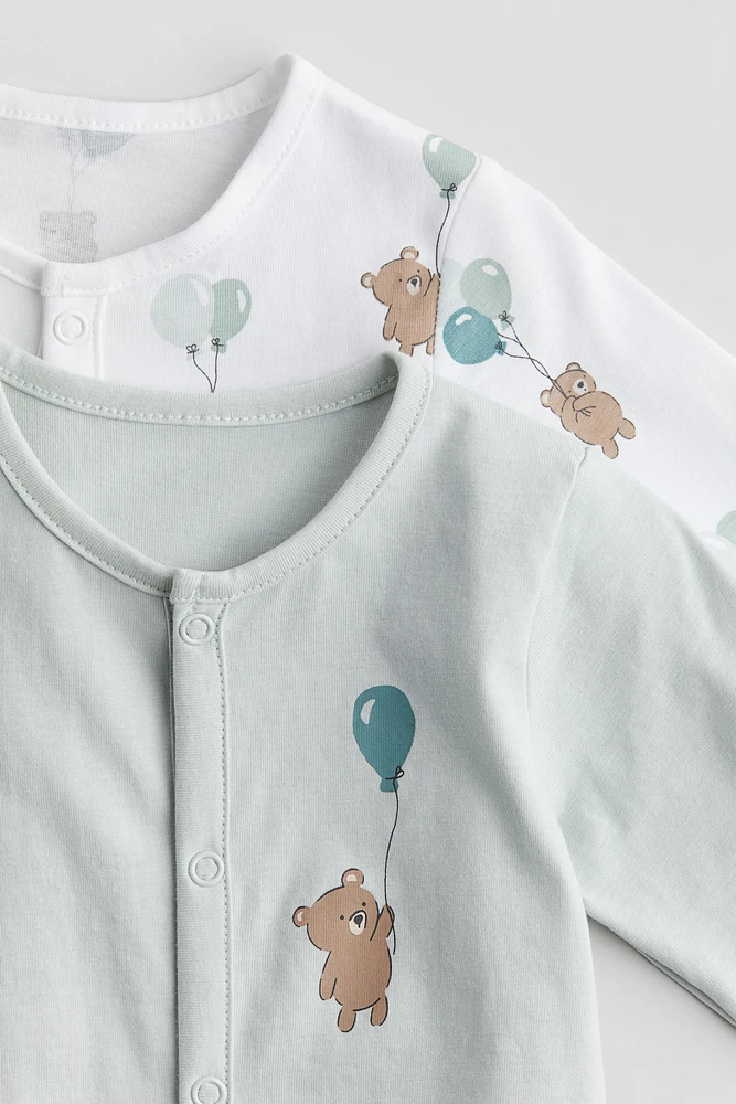 2-pack Patterned Cotton Pajamas