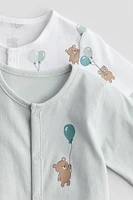 2-pack Patterned Cotton Pajamas