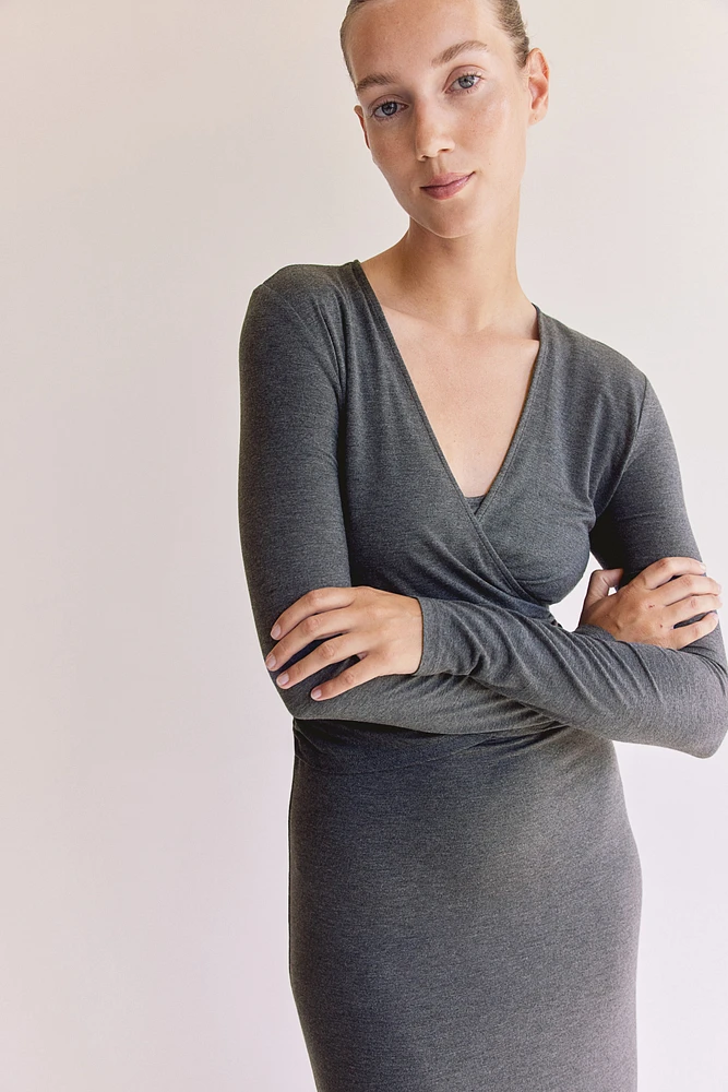 MAMA Draped Nursing Dress